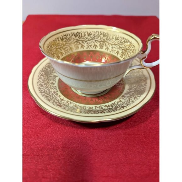 Vintage AYNSLEY"Orange" Bone China Cup & Saucer - Picture 2 of 8